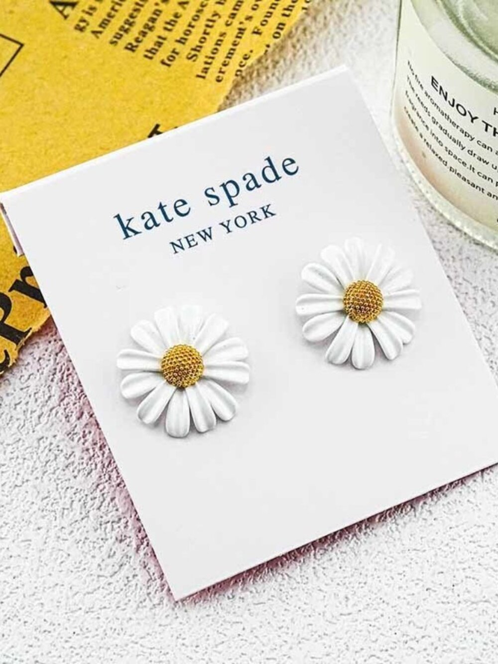 Kate Spade Unique Flower Stud Earrings - Picture 4 of 5